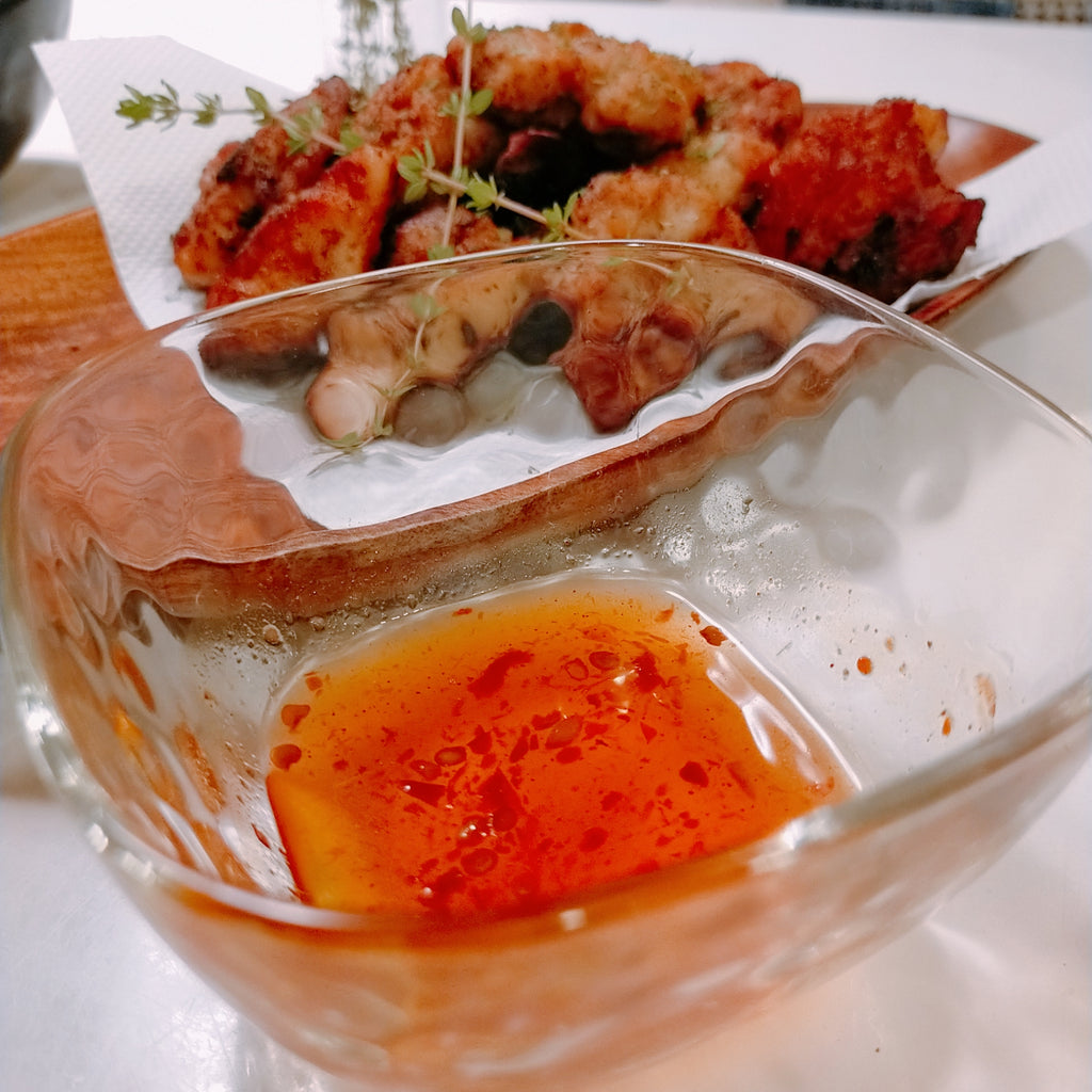 たっぷり付けるもん! 腸活スイートチリソース